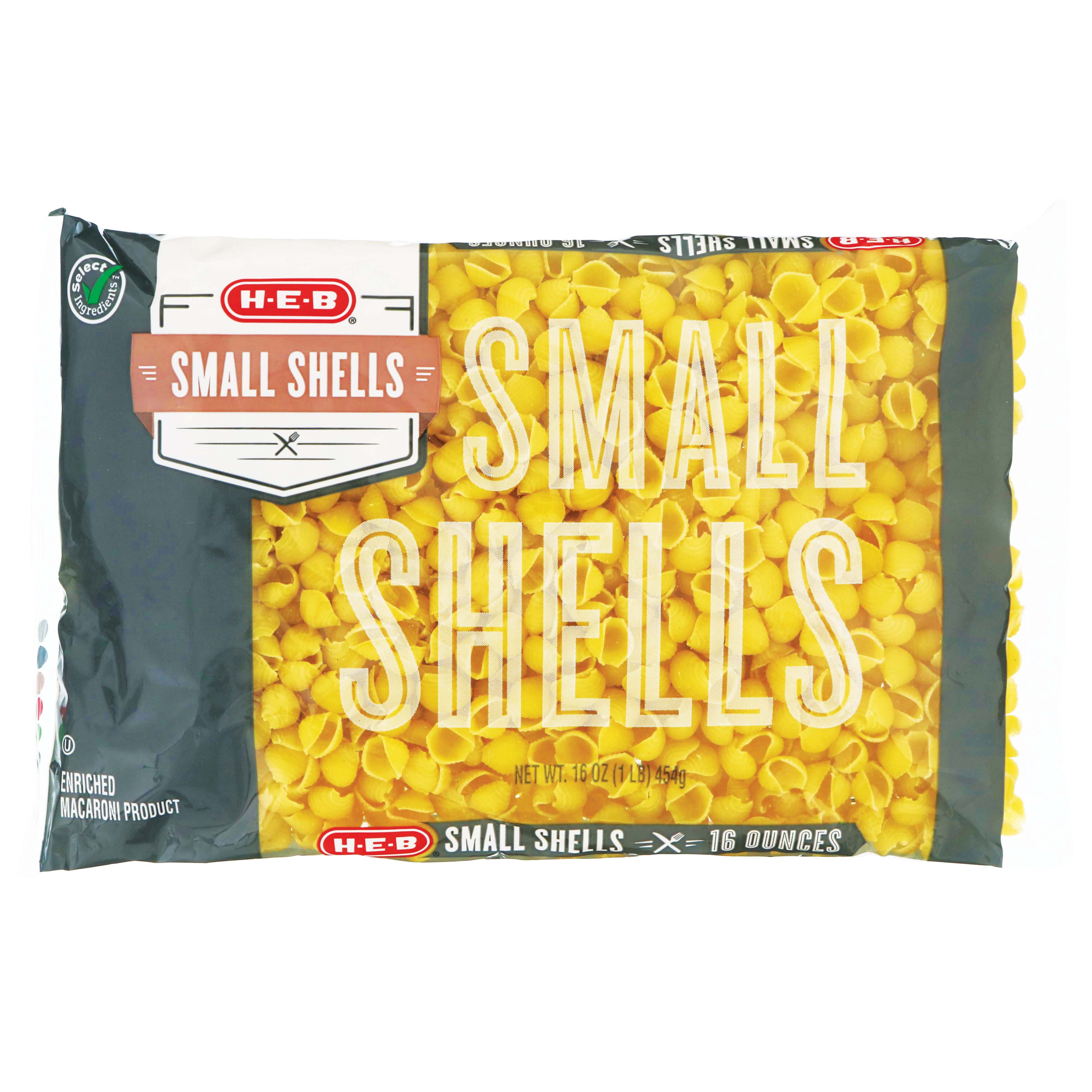 H-E-B Select Ingredients Small Shells - Shop Pasta At H-E-B