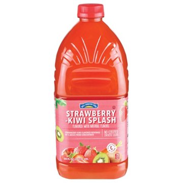 Hill Country Fare Strawberry Kiwi Splash Juice, 64 oz