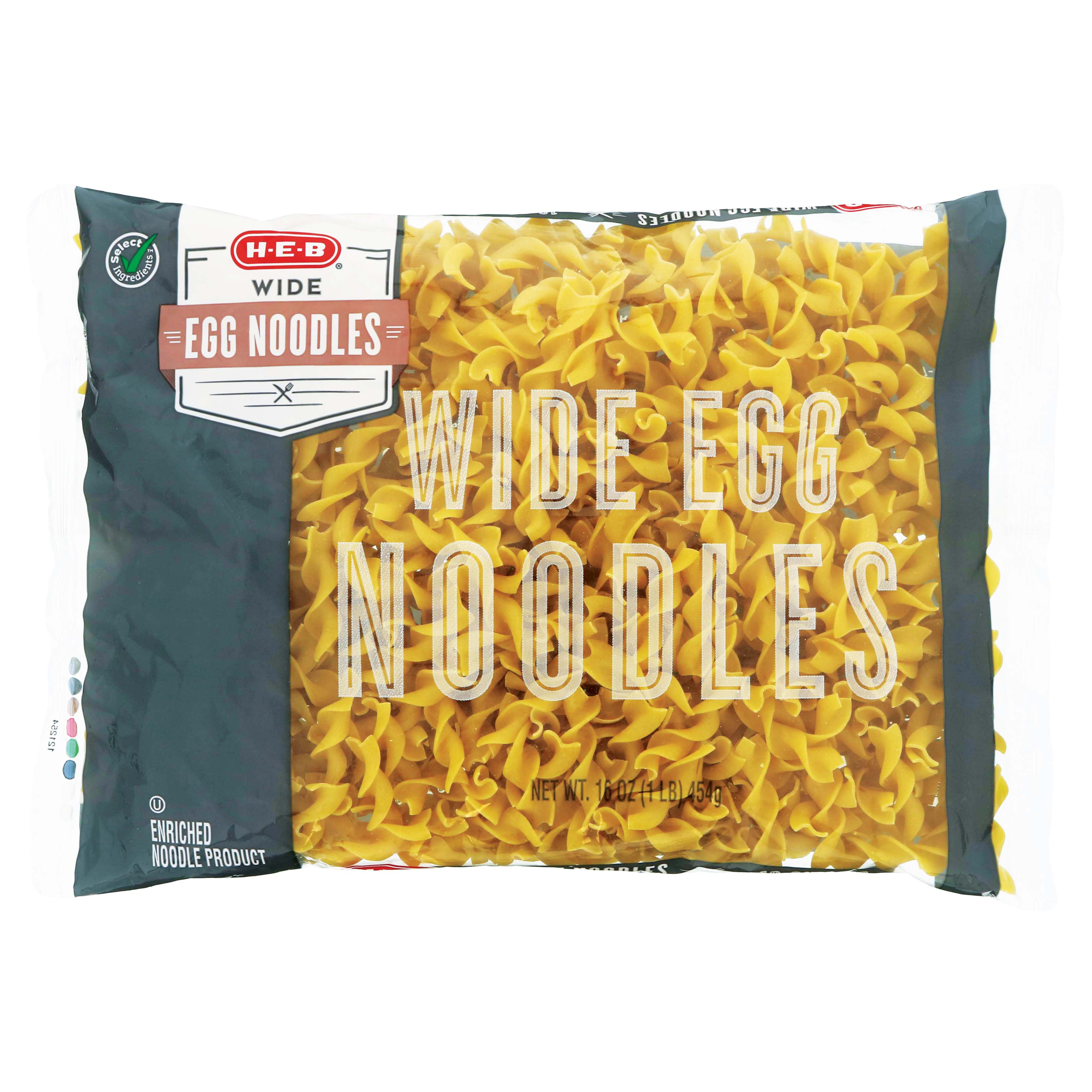 H-E-B Select Ingredients Wide Egg Noodles - Shop Pasta At H-E-B