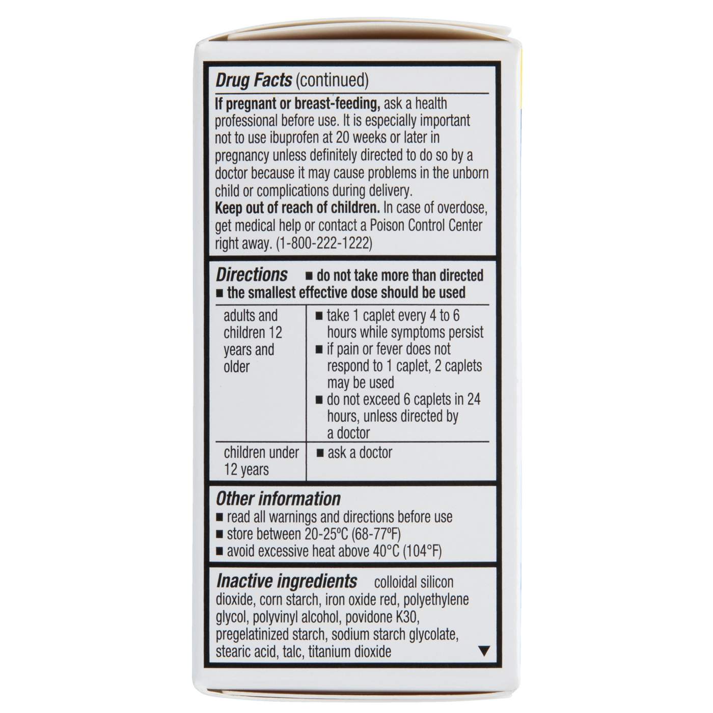 H-E-B Ibuprofen 200 mg Coated Caplets; image 4 of 5