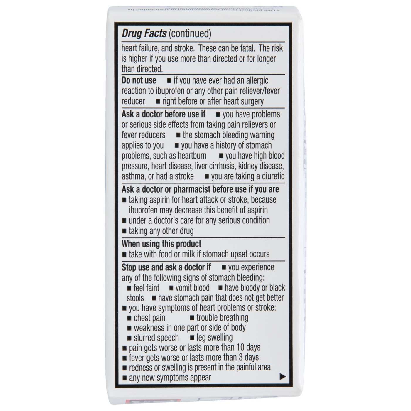 H-E-B Ibuprofen 200 mg Coated Caplets; image 5 of 5