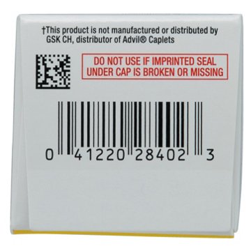 H-E-B Ibuprofen 200 mg Coated Caplets, 50 ct