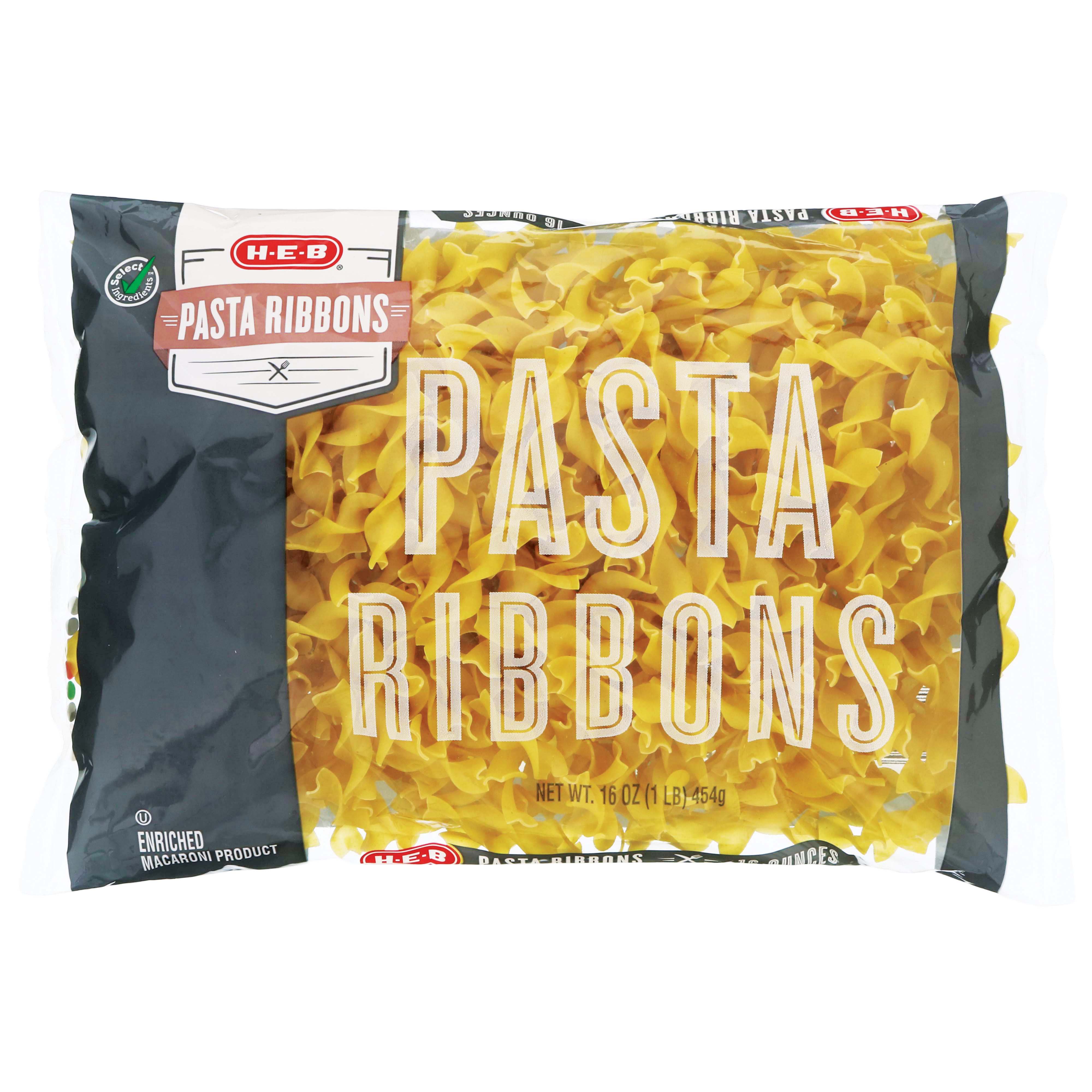 H-E-B Select Ingredients Pasta Ribbons - Shop Pasta At H-E-B