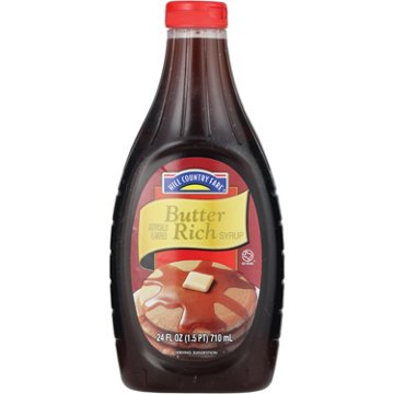 Hill Country Fare Butter Rich Syrup, 24 oz