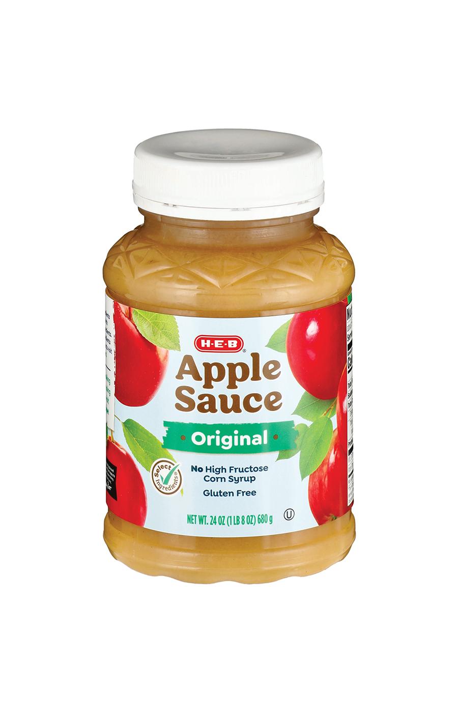 H-E-B Original Applesauce; image 1 of 2
