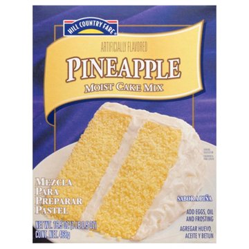 Hill Country Fare Moist Pineapple Cake Mix