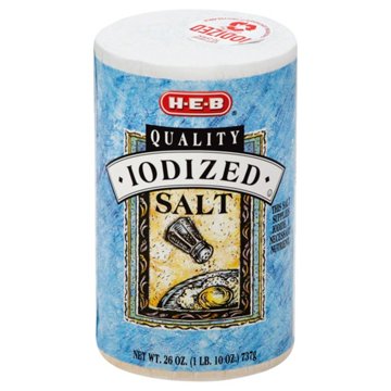 H-E-B Iodized Salt, 26 oz