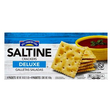 Hill Country Fare Deluxe Saltine Crackers, 16 oz