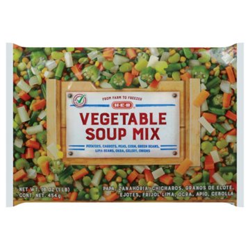 H-E-B Frozen Vegetable Soup Mix, 16 oz