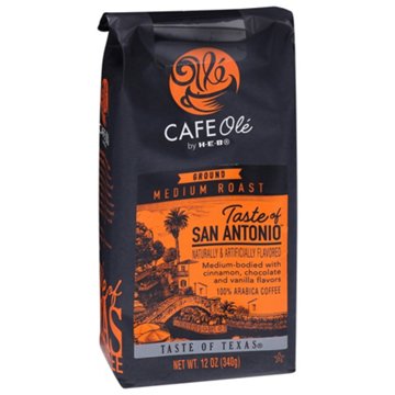 CAFE Olé by H-E-B Taste of San Antonio Medium Roast Ground Coffee, 12 oz