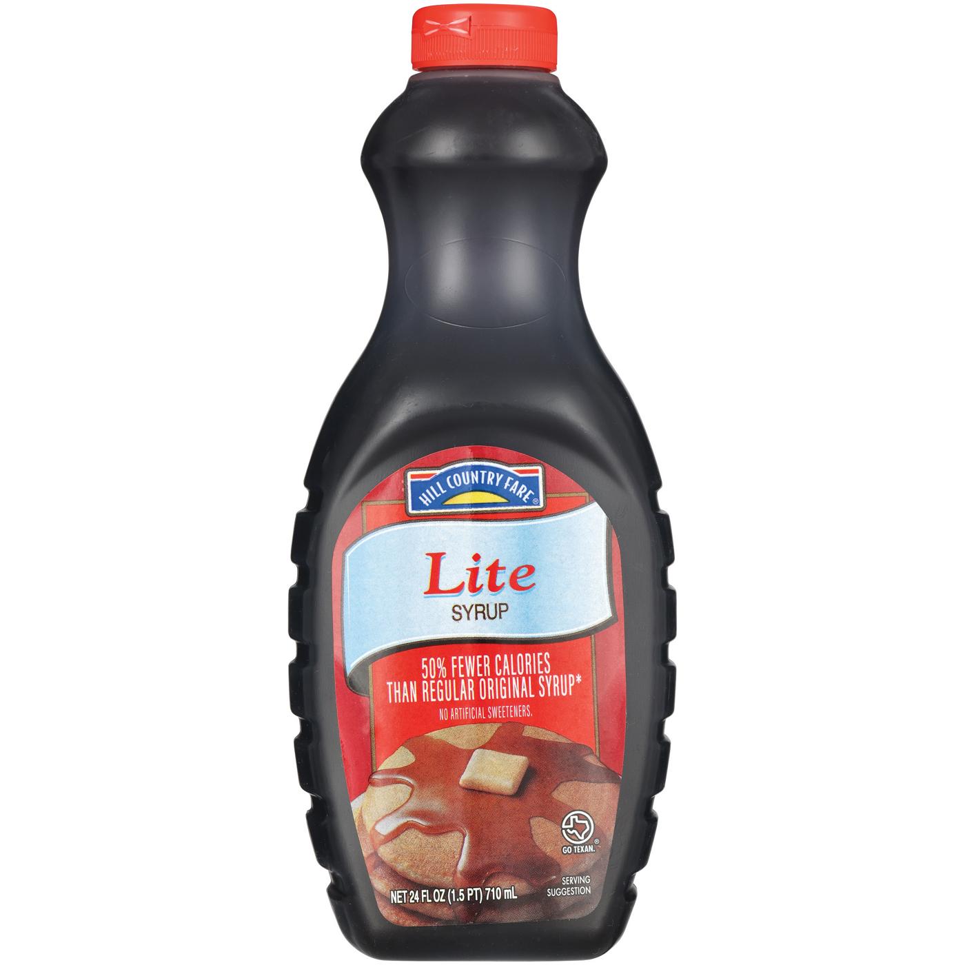 Hill Country Fare Lite Syrup; image 1 of 2