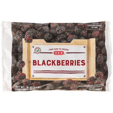 H-E-B Frozen Blackberries, 16 oz