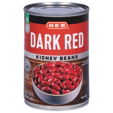 H-E-B Dark Red Kidney Beans, 15.5 oz