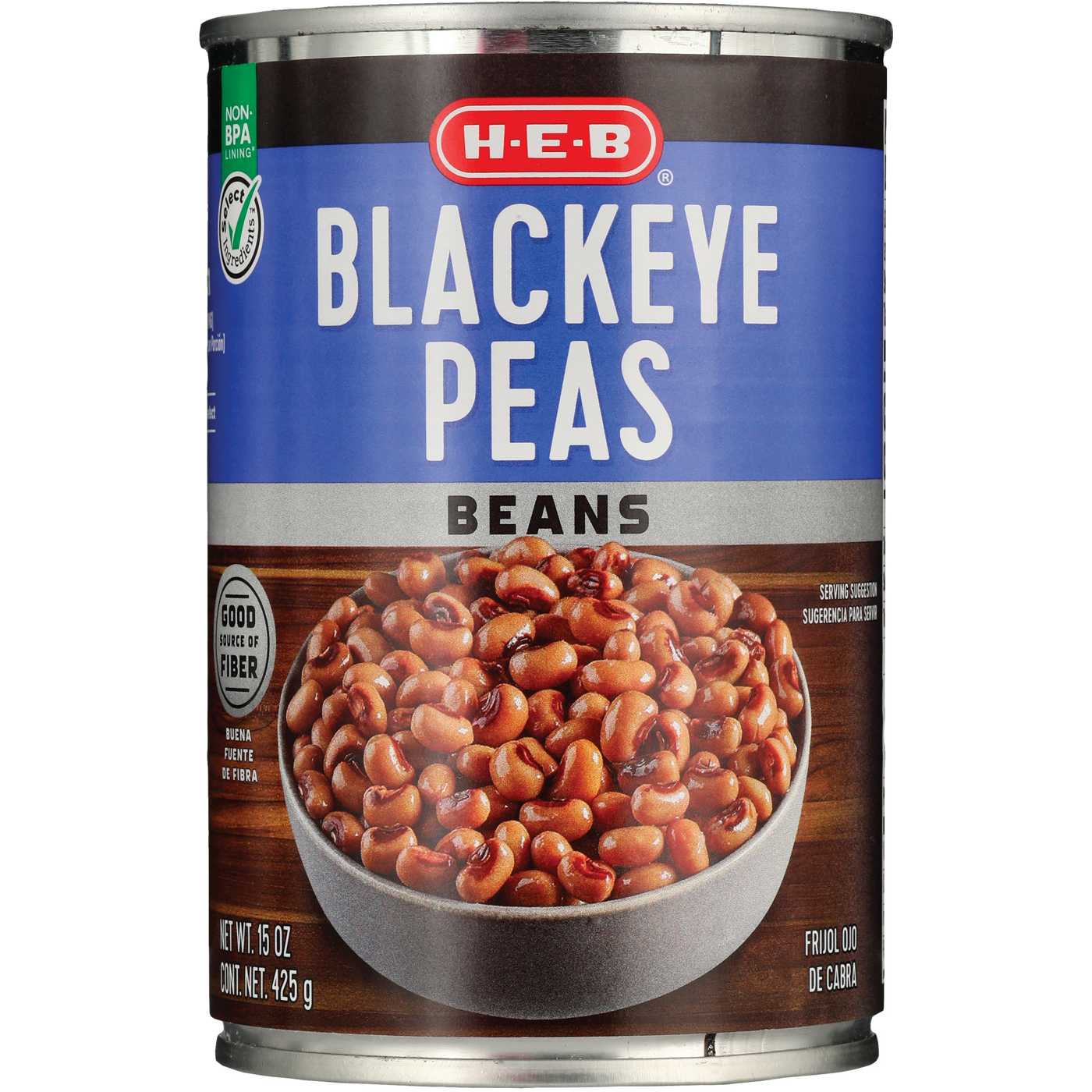 H-E-B Black-Eyed Peas; image 1 of 2