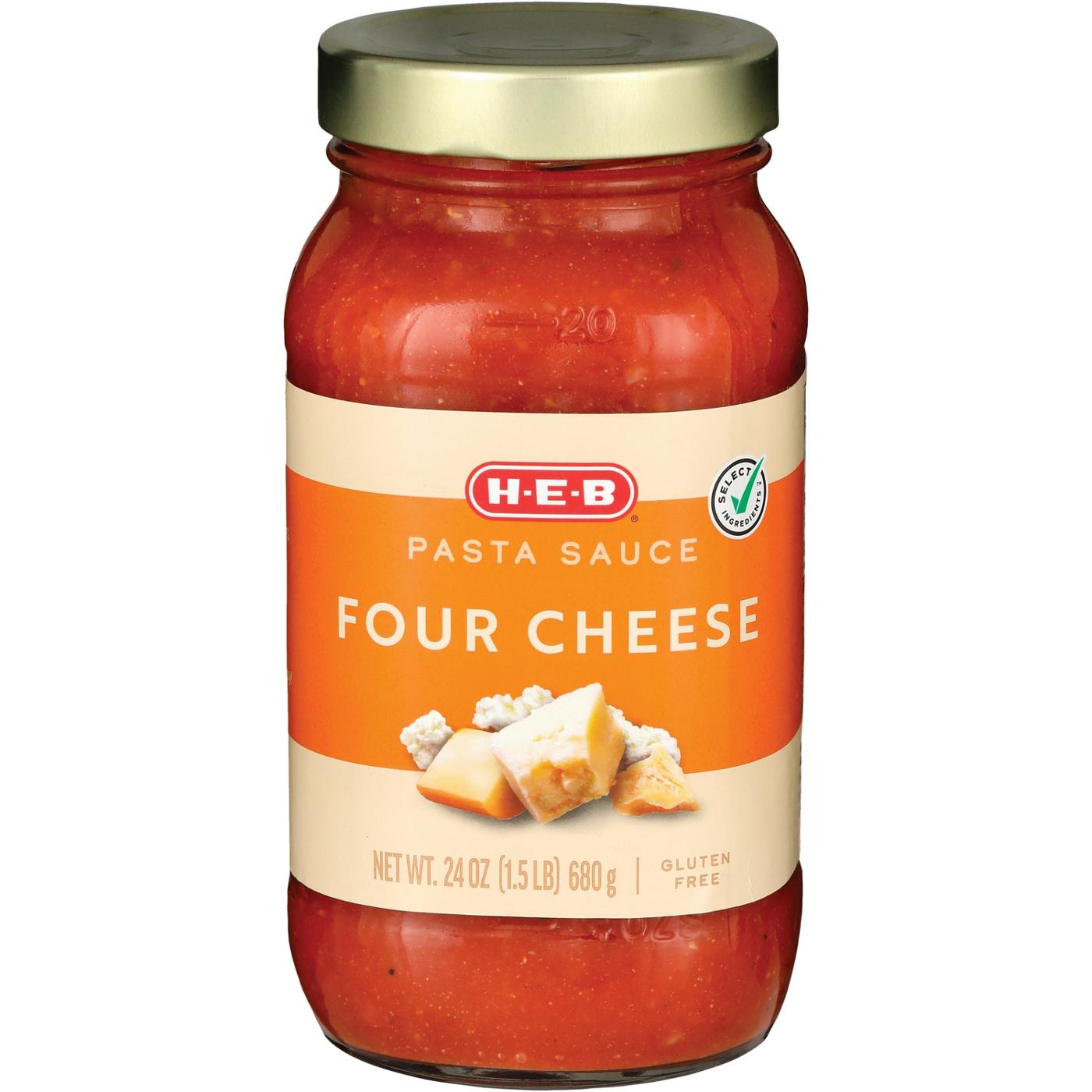H-E-B Four Cheese Pasta Sauce; image 2 of 2