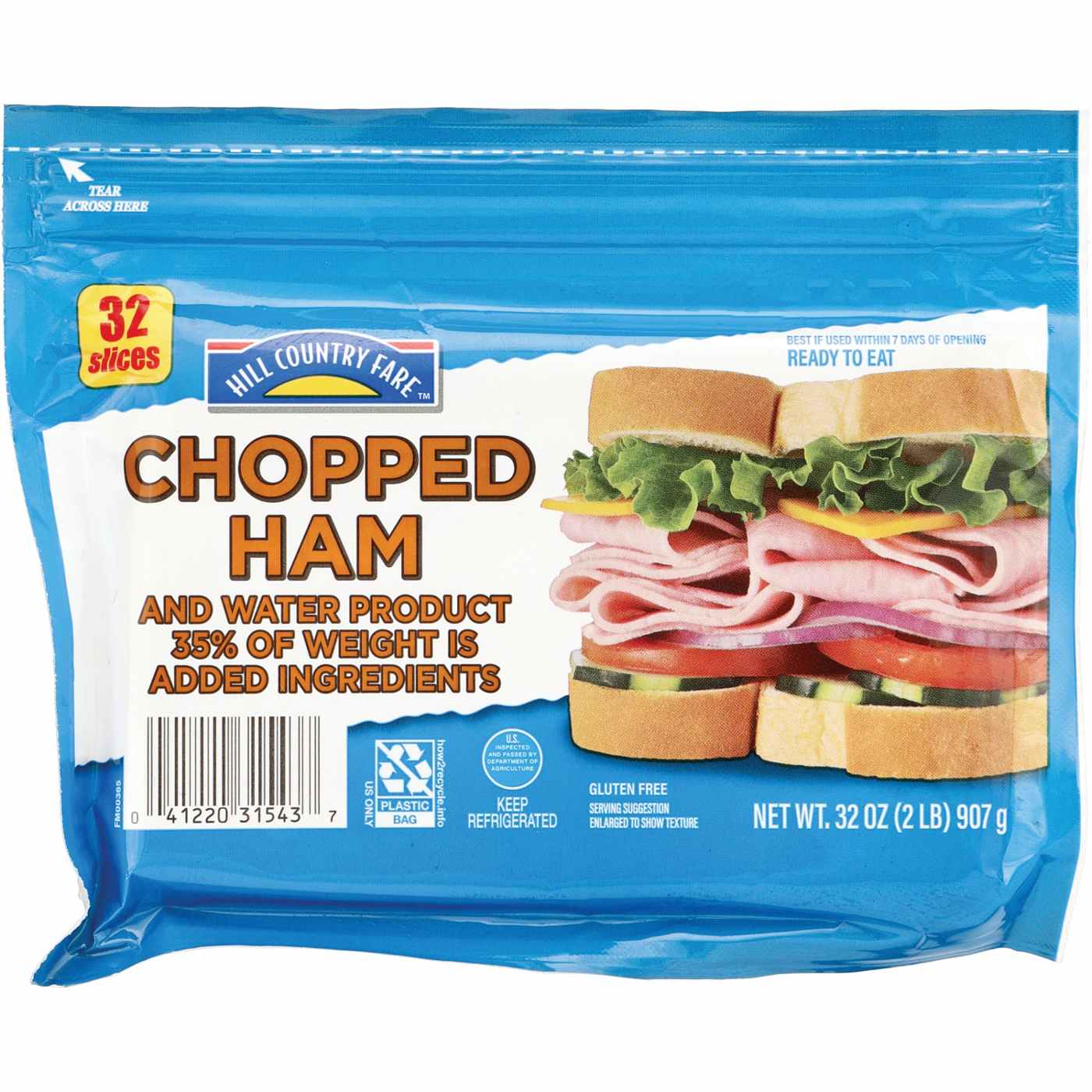 Hill Country Fare Chopped Ham Lunch Meat - Value Pack; image 1 of 2