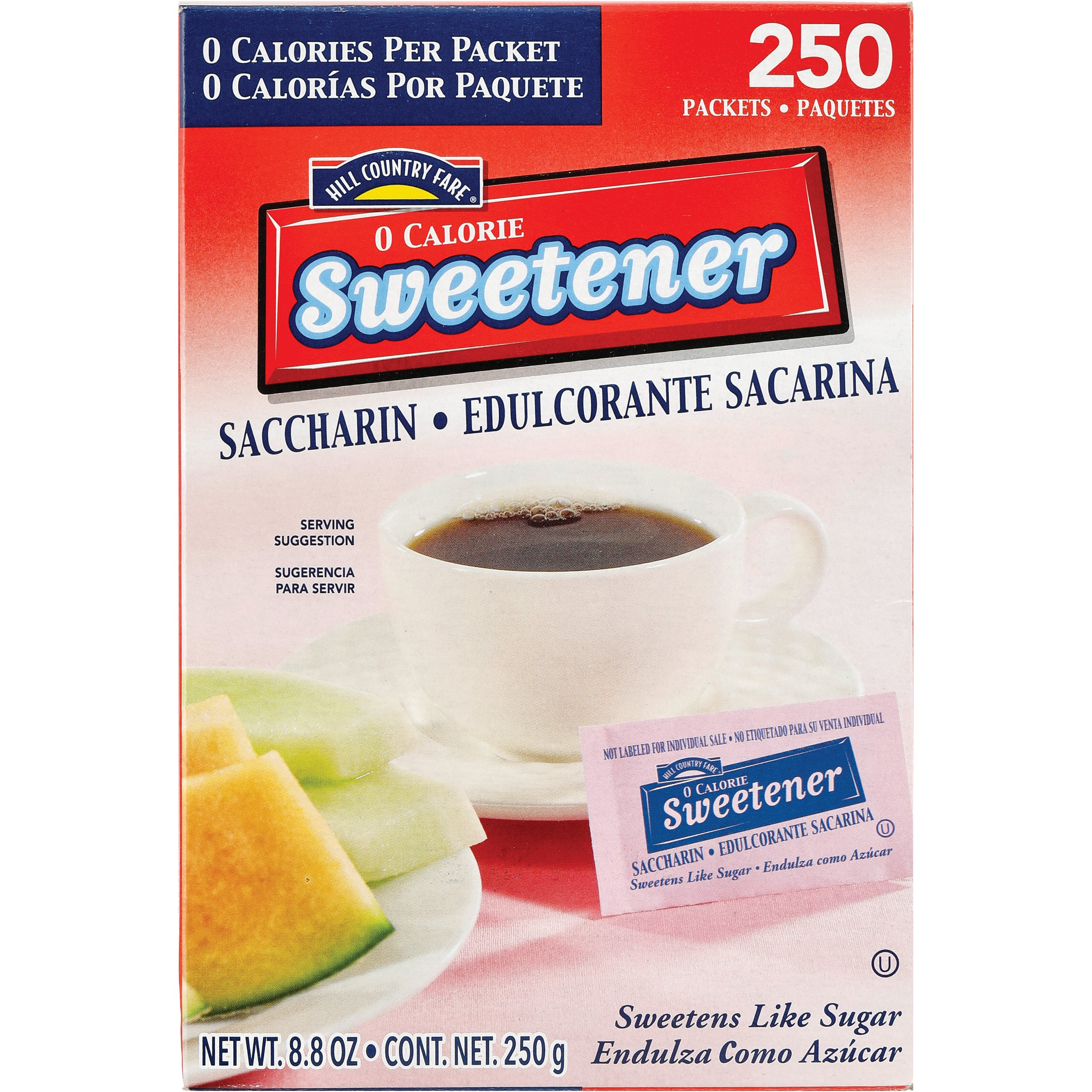 Hill Country Fare Zero Calorie Sweetener with Saccharin Shop Sugar