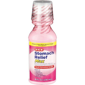 H-E-B Maximum Strength Stomach Relief Liquid, 8 oz
