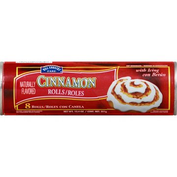 Hill Country Fare Cinnamon Rolls with Icing, 8 ct