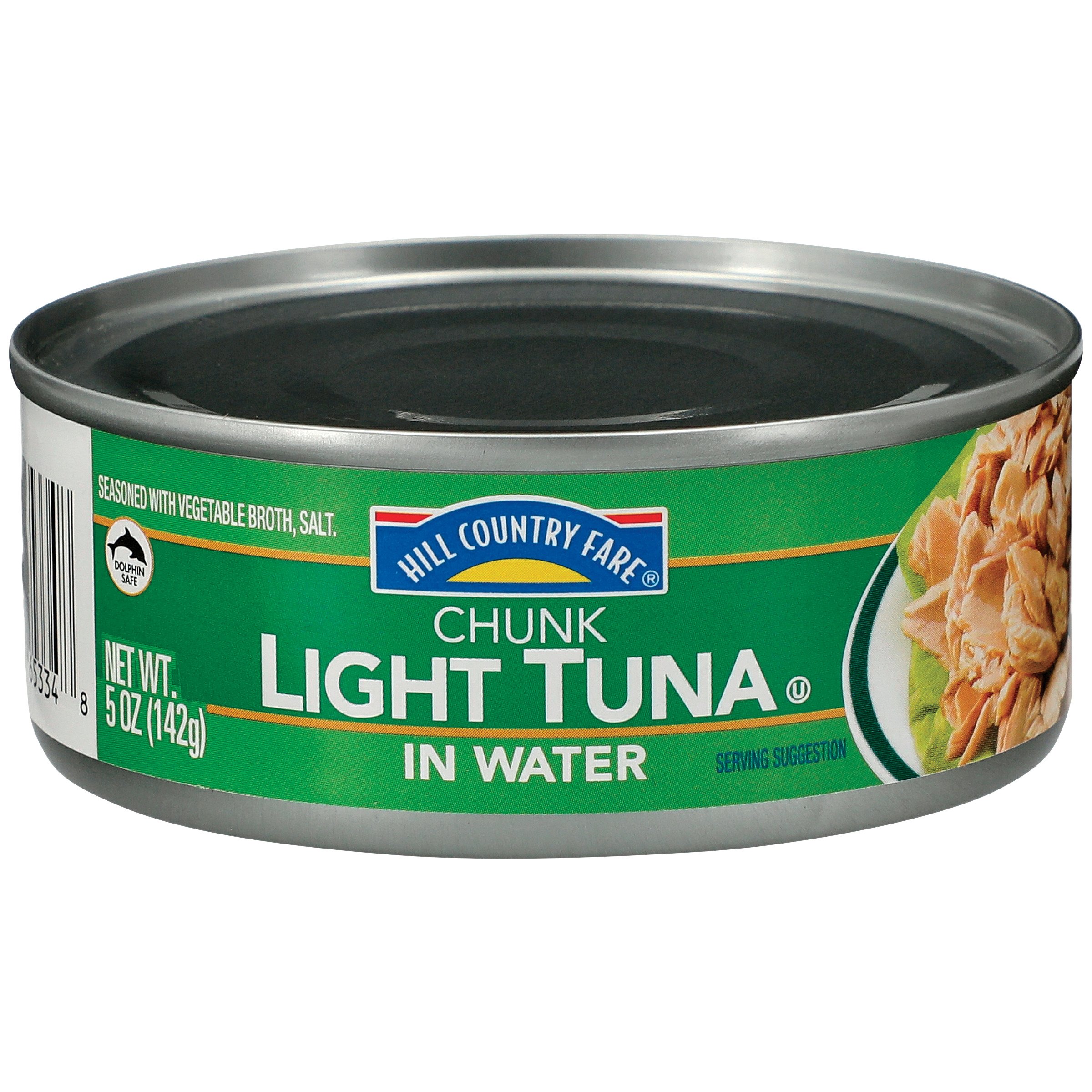 Cafe venstre Tolk Hill Country Fare Chunk Light Tuna in Water - Shop Seafood at H-E-B