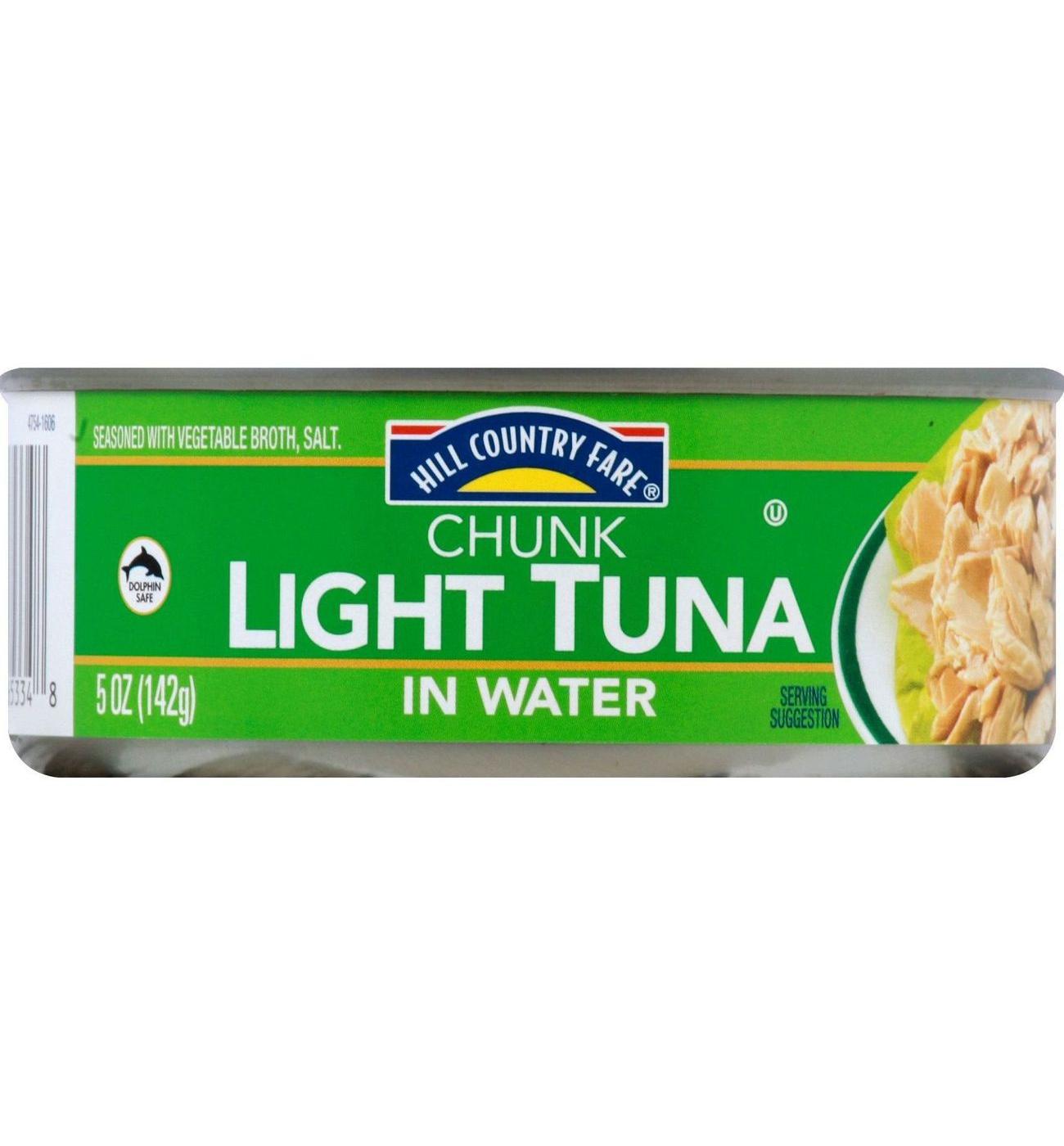 Hill Country Fare Chunk Light Tuna in Water; image 1 of 6