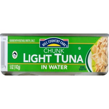 Hill Country Fare Chunk Light Tuna in Water, 5 oz
