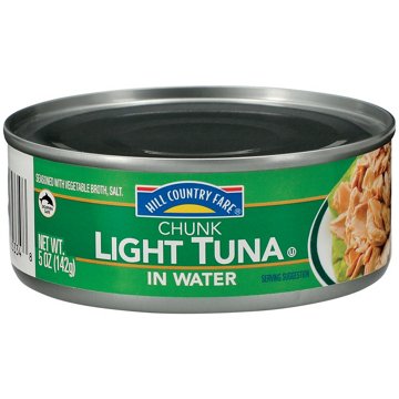 Hill Country Fare Chunk Light Tuna in Water, 5 oz