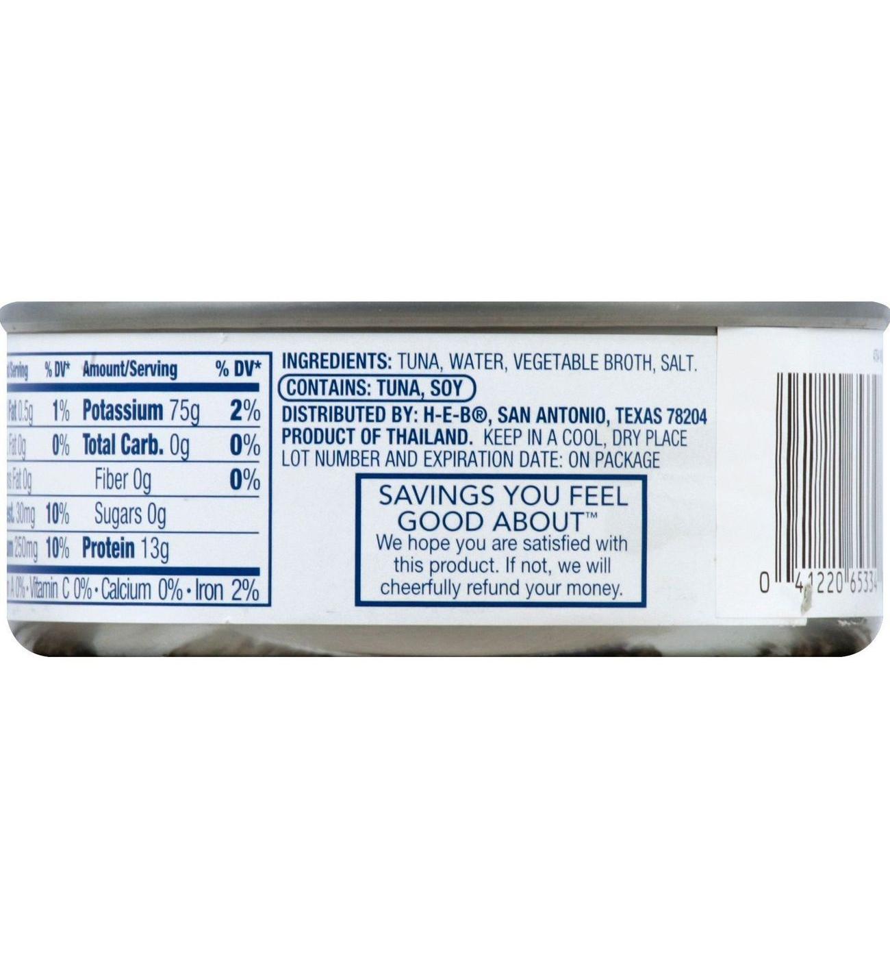 Hill Country Fare Chunk Light Tuna in Water; image 5 of 6