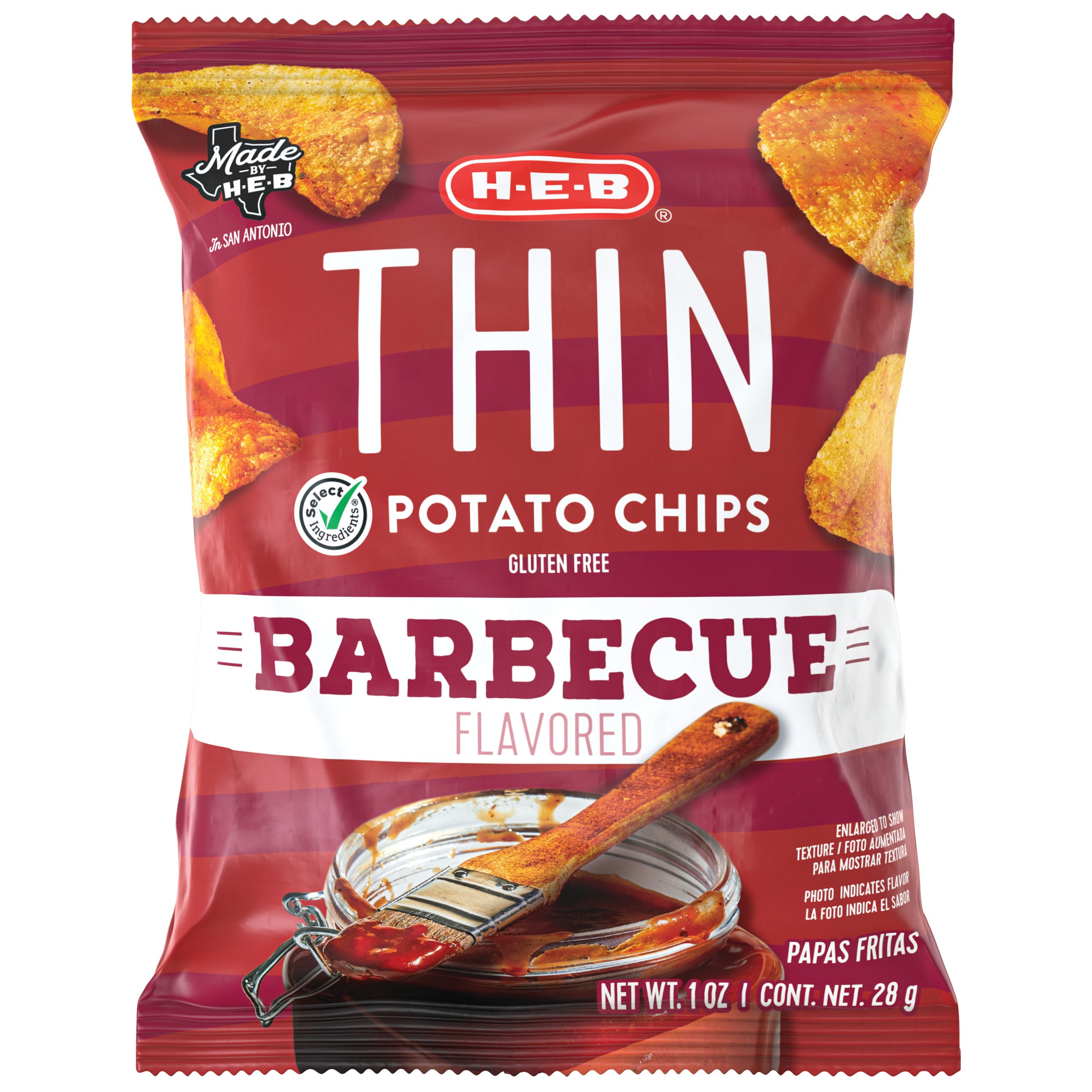 H-E-B Thin BBQ Potato Chips - Shop Chips At H-E-B