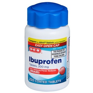 H-E-B Ibuprofen Tablets, 250 ct