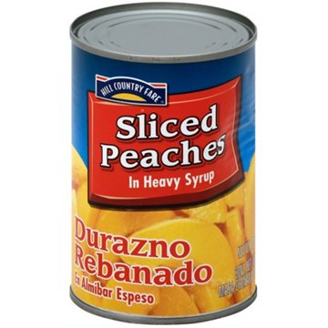 Hill Country Fare Sliced Peaches - Heavy Syrup, 15 oz