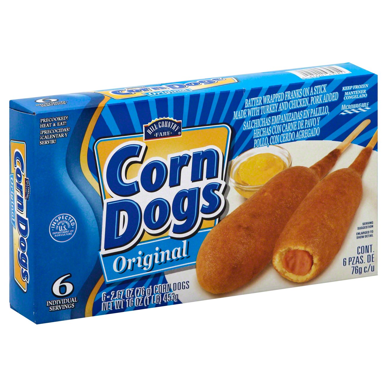 Hill Country Fare Original Corn Dogs - Shop Sausages & Hot Dogs at H-E-B