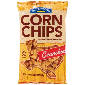 Hill Country Fare Corn Chips Crunchies, 9.5 oz