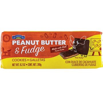 Hill Country Fare Peanut Butter & Fudge Cookies, 9.2 oz