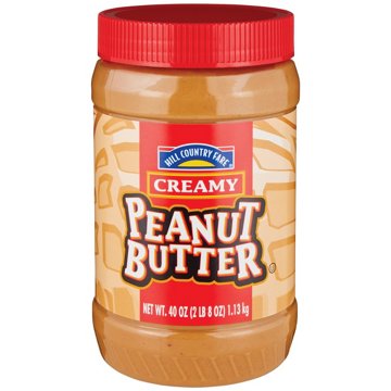 Hill Country Fare Creamy Peanut Butter, 40 oz
