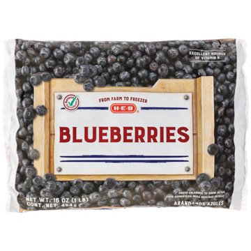H-E-B Frozen Blueberries, 16 oz