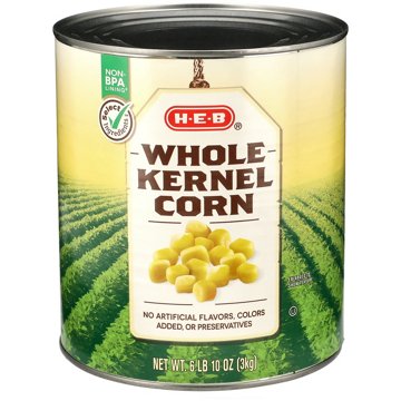 H-E-B Whole Kernel Corn, 106 oz