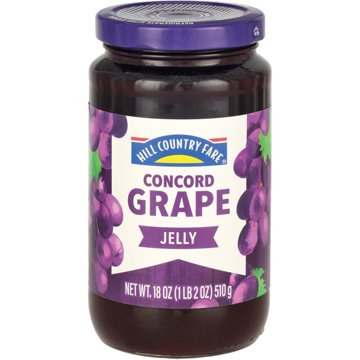 Hill Country Fare Concord Grape Jelly, 18 oz