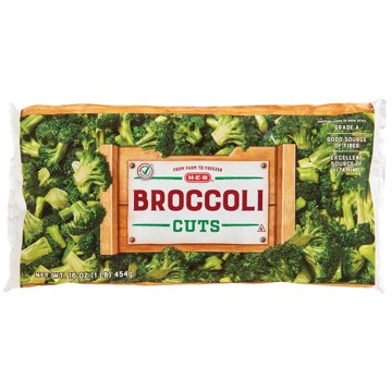 H-E-B Frozen Broccoli Cuts, 16 oz