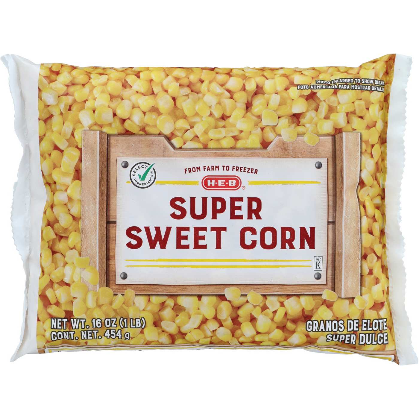 H-E-B Frozen Super Sweet Corn; image 1 of 2