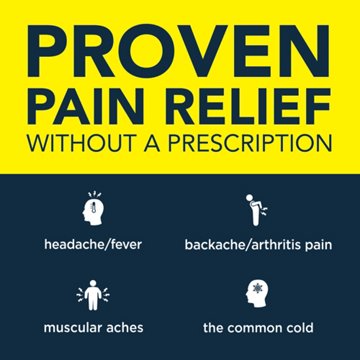 H-E-B Ibuprofen Fever & Pain Relief Coated Caplets – 200 mg, 100-ct