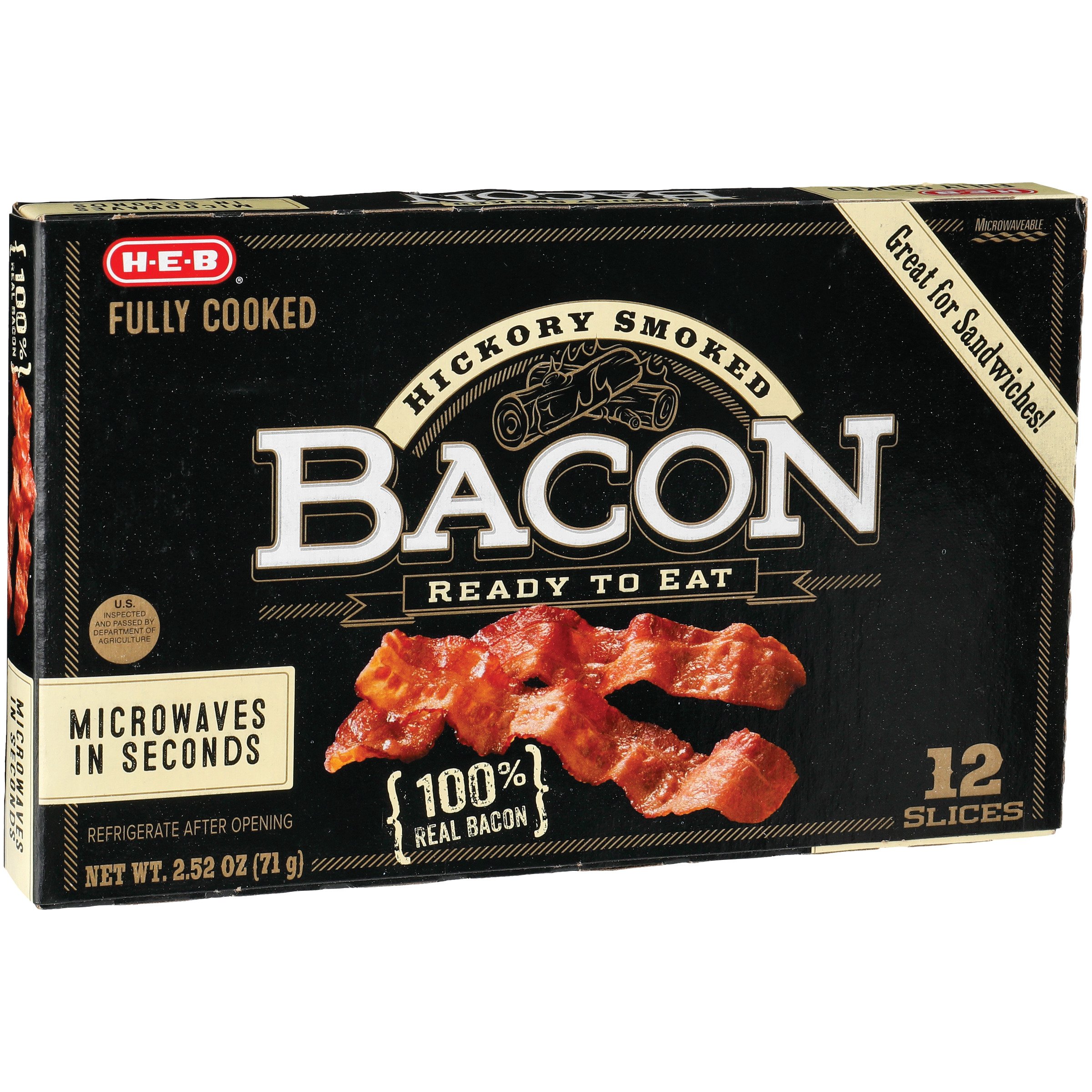 4 packs Hickory Smoked Country Bacon