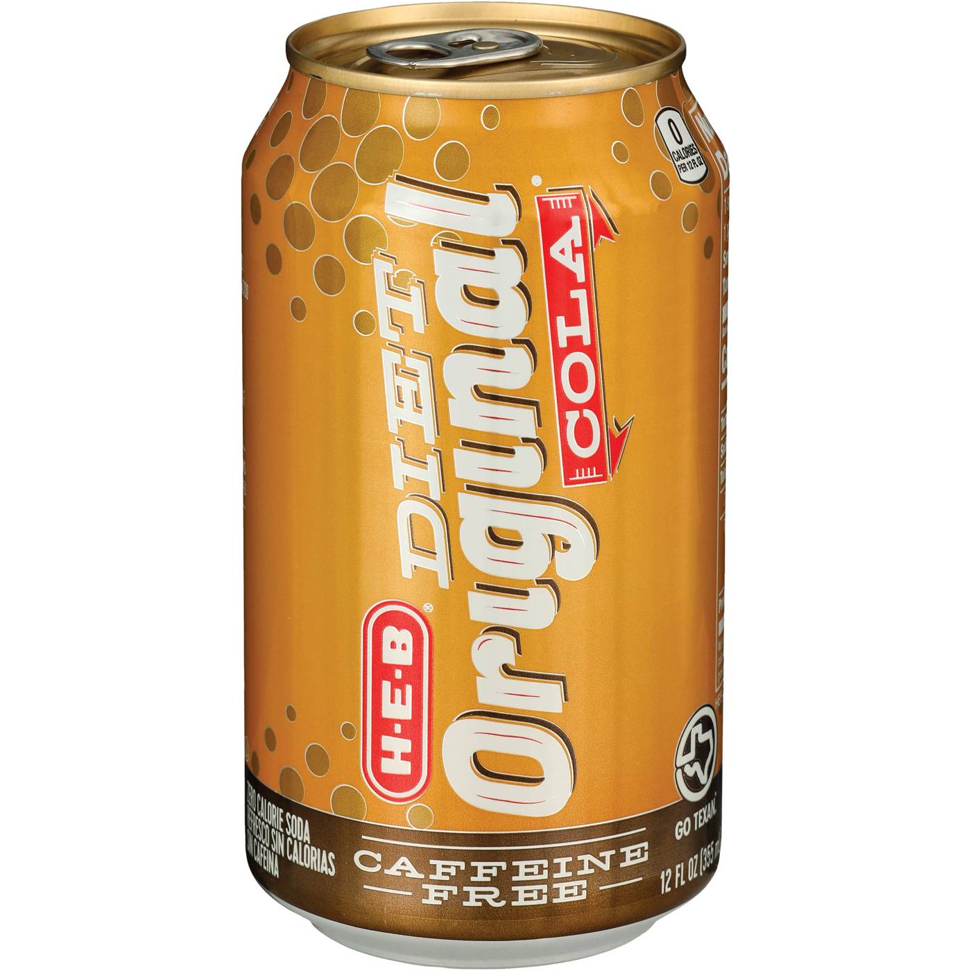 H-E-B Diet Caffeine Free Original Cola; image 1 of 2