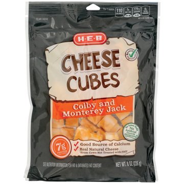 H-E-B Colby & Monterey Jack Cheese Cubes