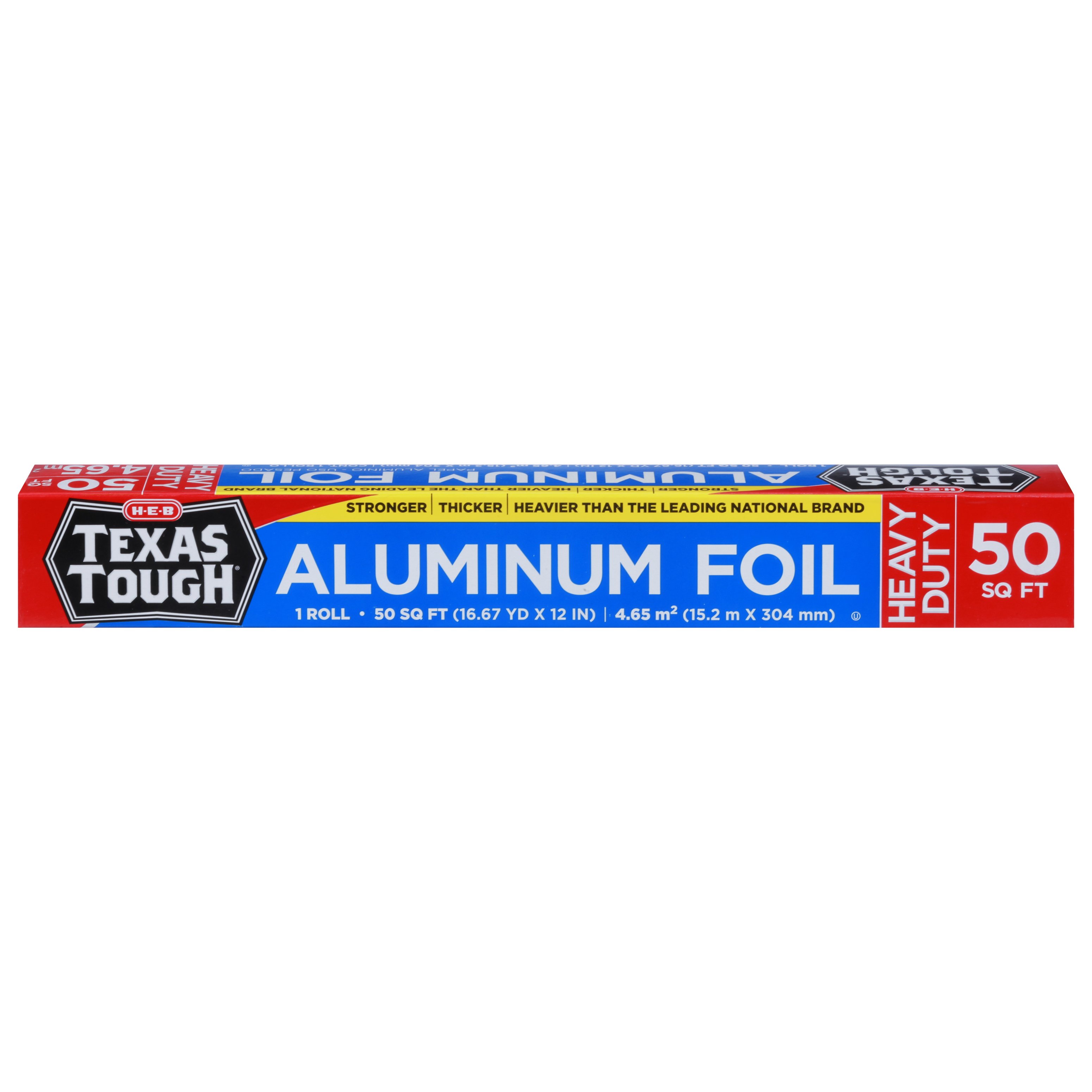 H E B Texas Tough Heavy Duty 12 In Aluminum Foil Shop Foil Plastic Wrap At H E B