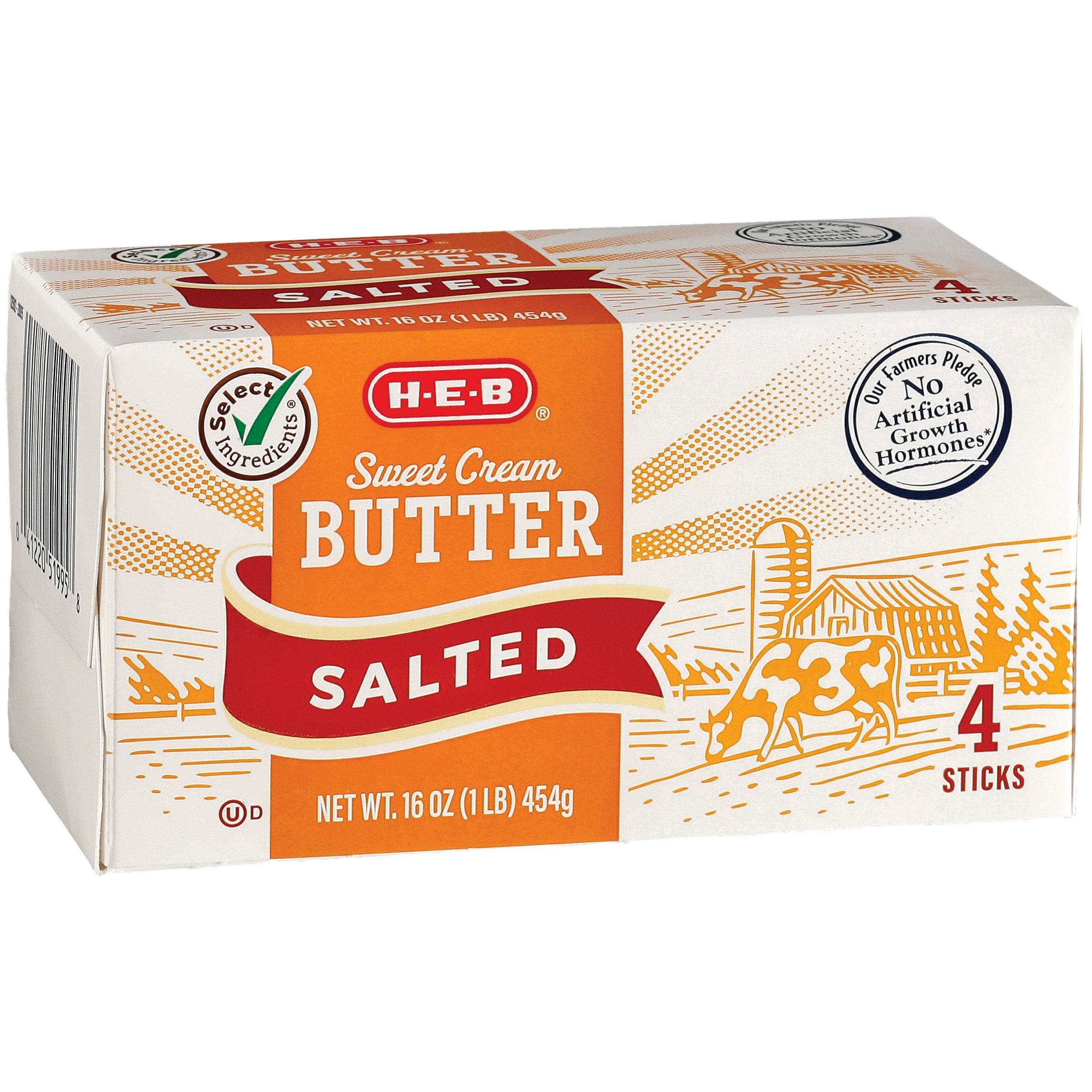 H E B Sweet Cream Salted Butter Shop Butter Margarine At H E B   000126467 1