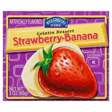 Hill Country Fare Strawberry-Banana Gelatin Dessert Mix