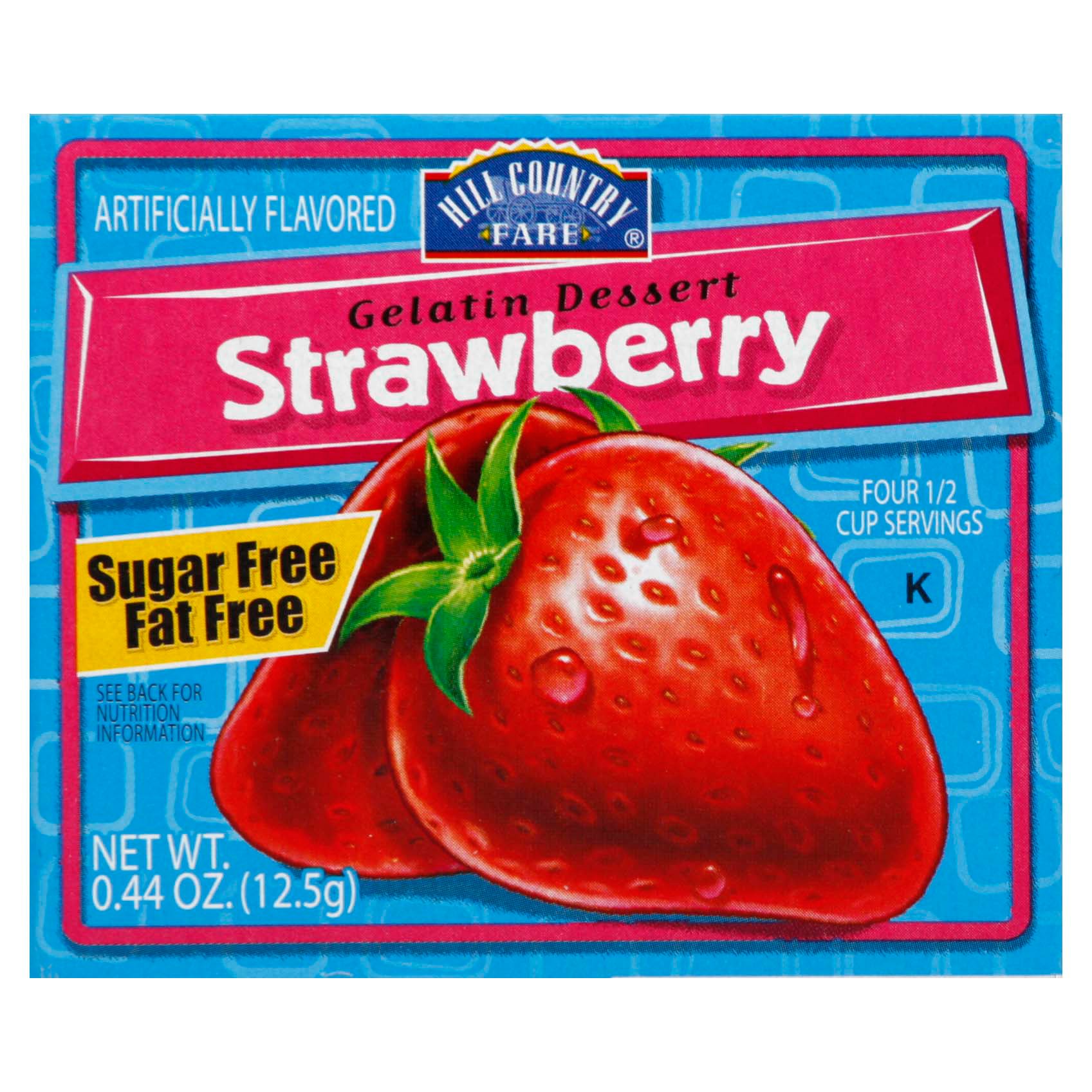 Hill Country Fare Sugar Free Strawberry Gelatin Dessert Mix Shop