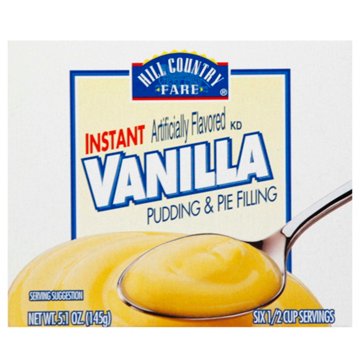 Hill Country Fare Instant Vanilla Pudding Mix, 5.1 oz