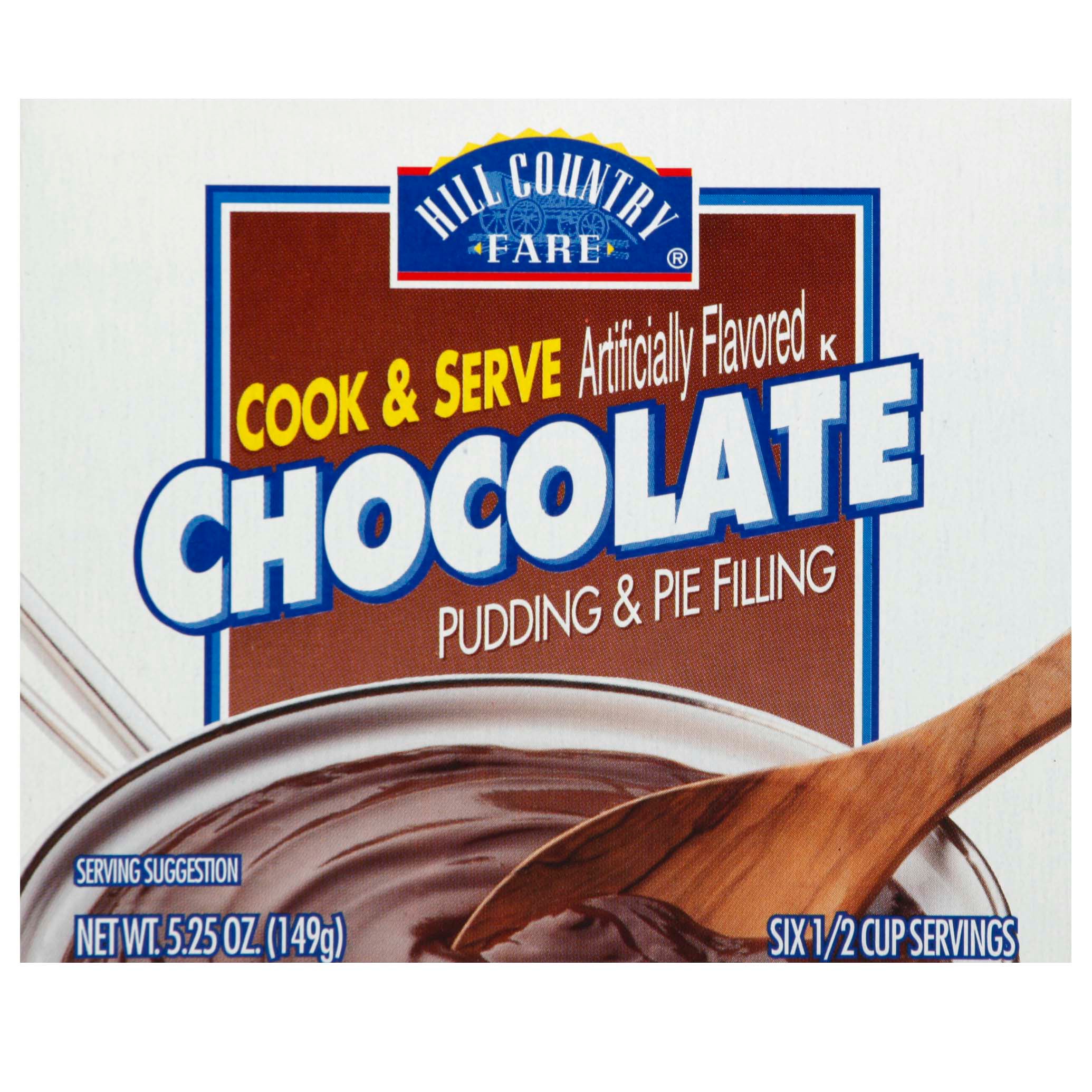 Hill Country Fare Cook And Serve Chocolate Pudding Mix Shop Pudding And Gelatin Mix At H E B 8348